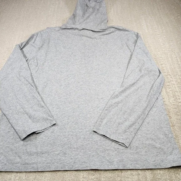 Polo Ralph Lauren Hoodie Men XXL Big Pony Gray Lightweight Hooded Shirt Cotton - Picture 7 of 9